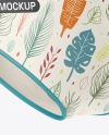 Swimming Trunks Mockup - Back Half Side View