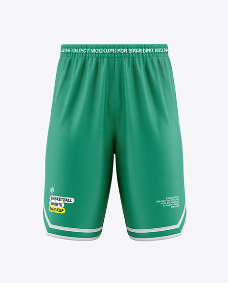Basketball Shorts Mockup - Front View