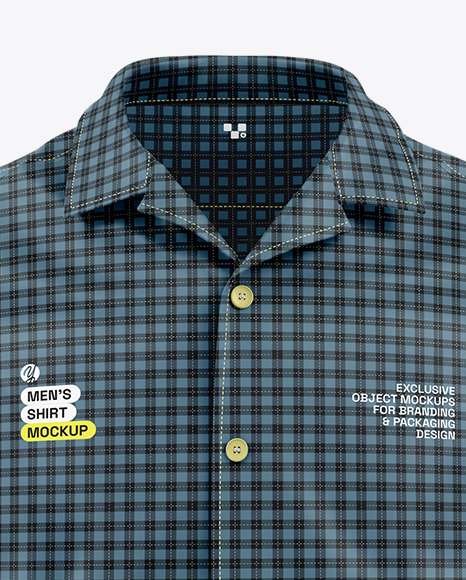 Men's Short Sleeve Shirt Mockup