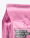 Metallic Coffee Bag Mockup