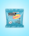 Glossy Sachet Mockup