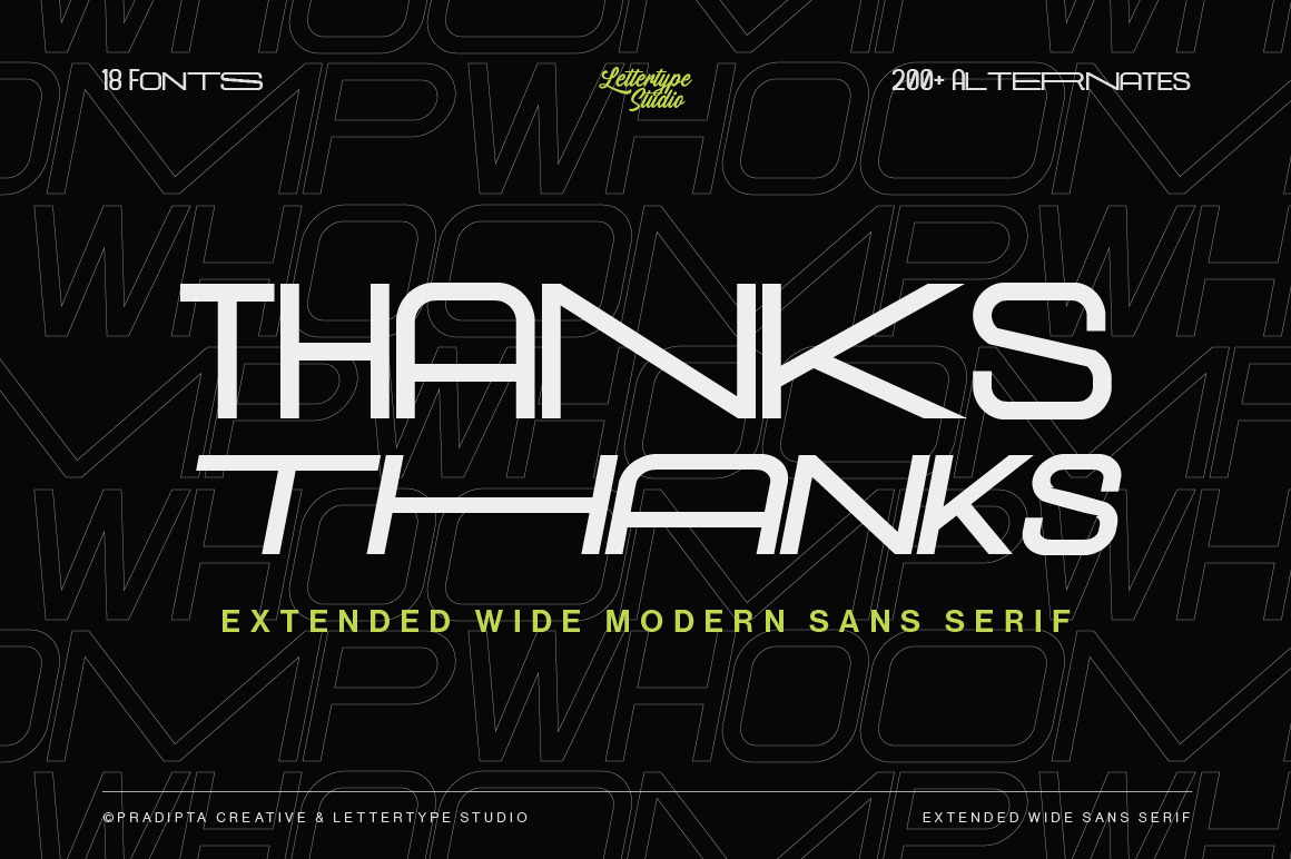 Whoomp Extended Wide Modern Sans Serif Whoomp Extended Wide Modern Sans Serif