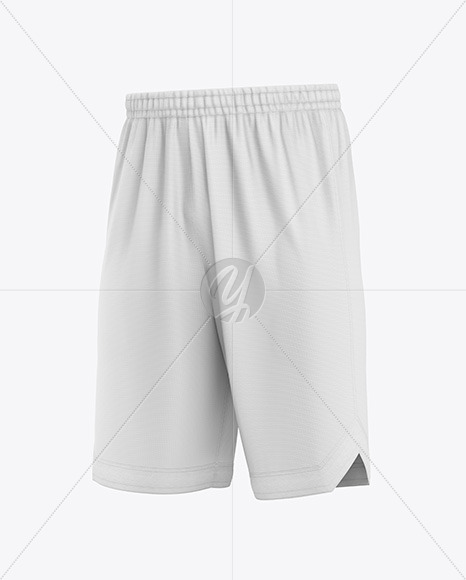 Basketball Shorts Mockup - Half Side View