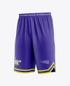 Basketball Shorts Mockup - Half Side View