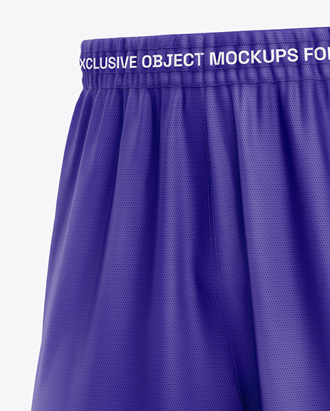 Basketball Shorts Mockup - Half Side View