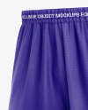 Basketball Shorts Mockup - Half Side View