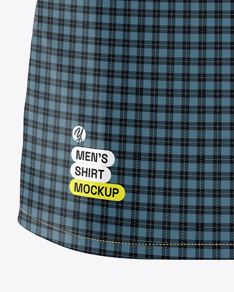 Men's Short Sleeve Shirt Mockup