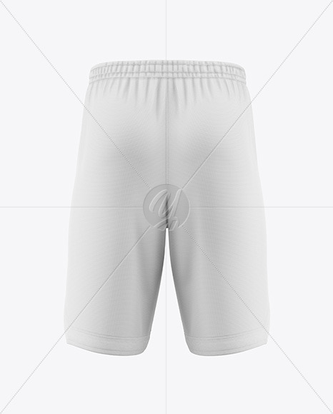 Basketball Shorts Mockup - Back View