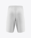 Basketball Shorts Mockup - Back View