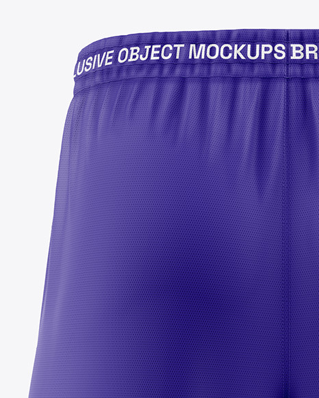 Basketball Shorts Mockup - Back View