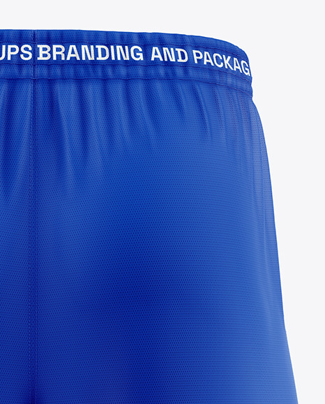 Basketball Shorts Mockup - Back View