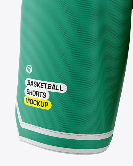 Basketball Shorts Mockup - Back View