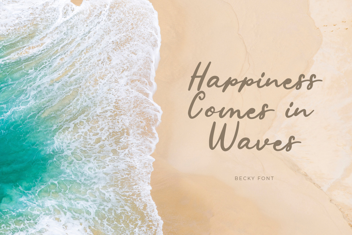 Becky – Playful Handwritten Font Becky – Playful Handwritten Font