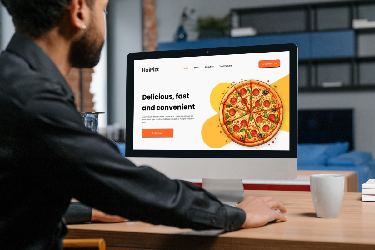 HaiPizt - Food Delivery Landing Page HaiPizt - Food Delivery Landing Page