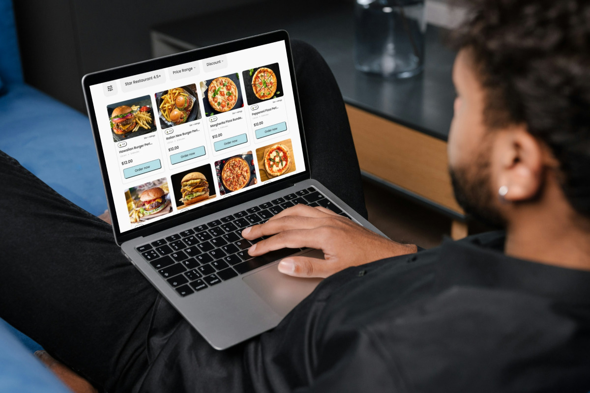 QuickSlice - Food Delivery Landing Page