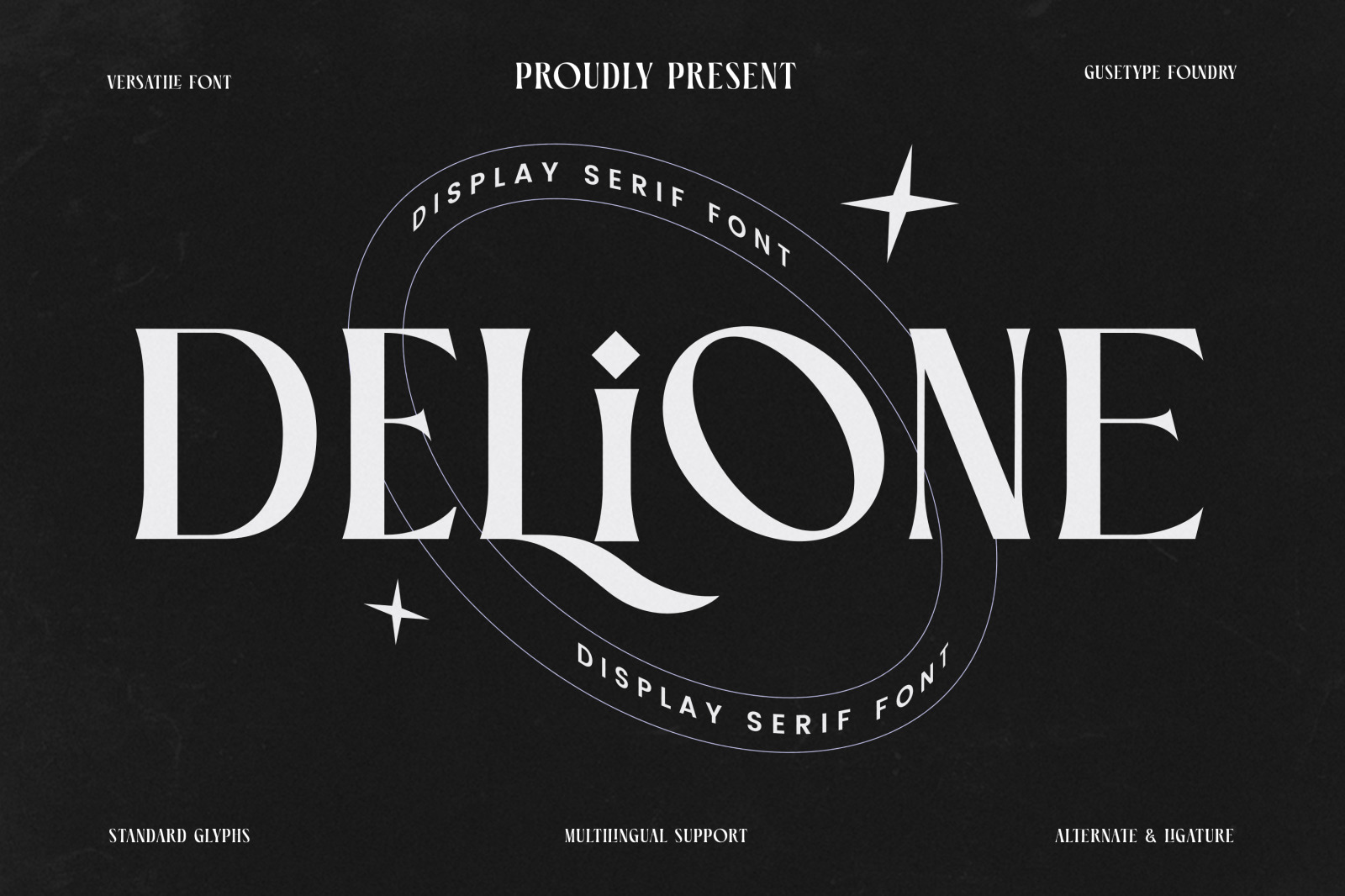 Delione - Display Serif Font Delione - Display Serif Font
