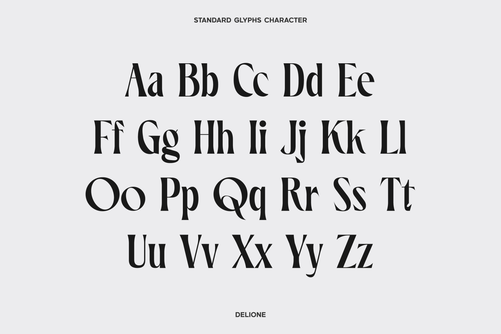 Delione - Display Serif Font Delione - Display Serif Font