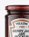 Raspberry Jam Jar Mockup