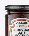 Raspberry Jam Jar Mockup