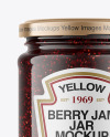 Raspberry Jam Jar Mockup