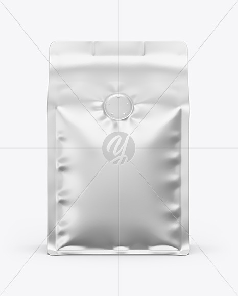 Metallic Coffee Bag Mockup