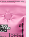 Metallic Coffee Bag Mockup