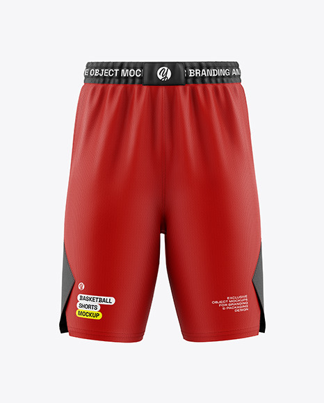 Basketball Shorts Mockup - Front View