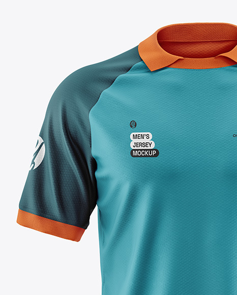 Short Sleeve Soccer Jersey Mockup