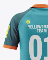 Short Sleeve Soccer Jersey Mockup