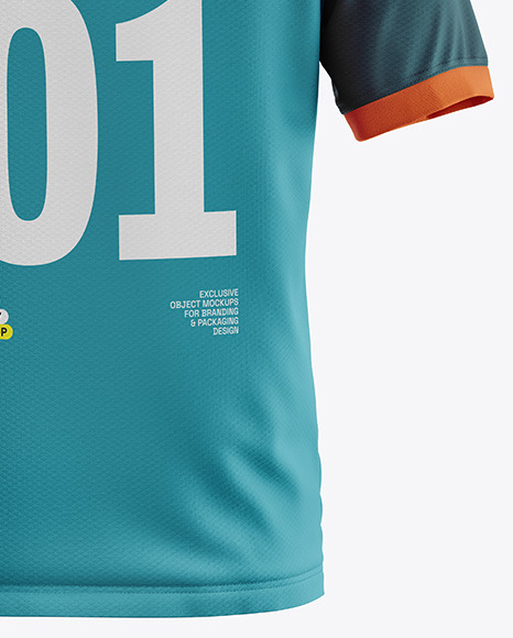 Short Sleeve Soccer Jersey Mockup