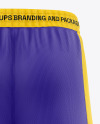 Basketball Shorts Mockup - Back View