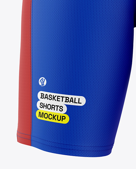Basketball Shorts Mockup - Back View