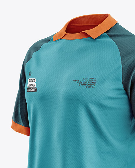 Short Sleeve Soccer Jersey Mockup