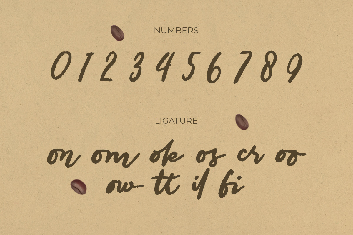 Dalgona Coffee – Rough Handwritten Font Dalgona Coffee – Rough Handwritten Font