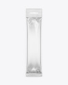 Glossy Metallic Stick Sachet Mockup