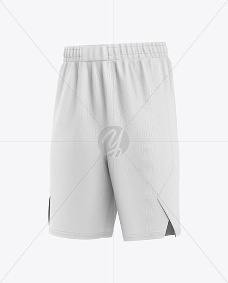 Basketball Shorts Mockup - Half Side View