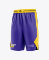 Basketball Shorts Mockup - Half Side View