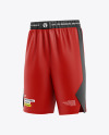 Basketball Shorts Mockup - Half Side View