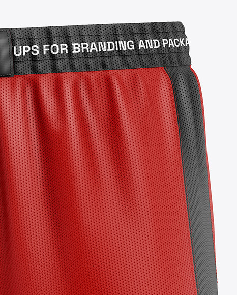 Basketball Shorts Mockup - Half Side View