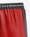 Basketball Shorts Mockup - Half Side View