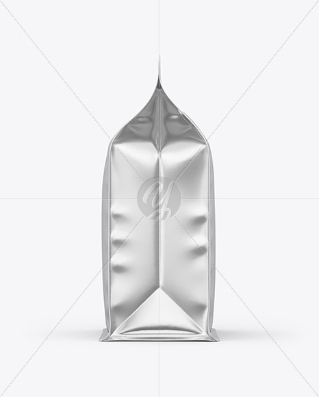 Metallic Coffee Bag Mockup