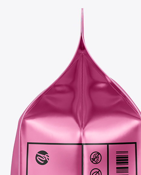 Metallic Coffee Bag Mockup