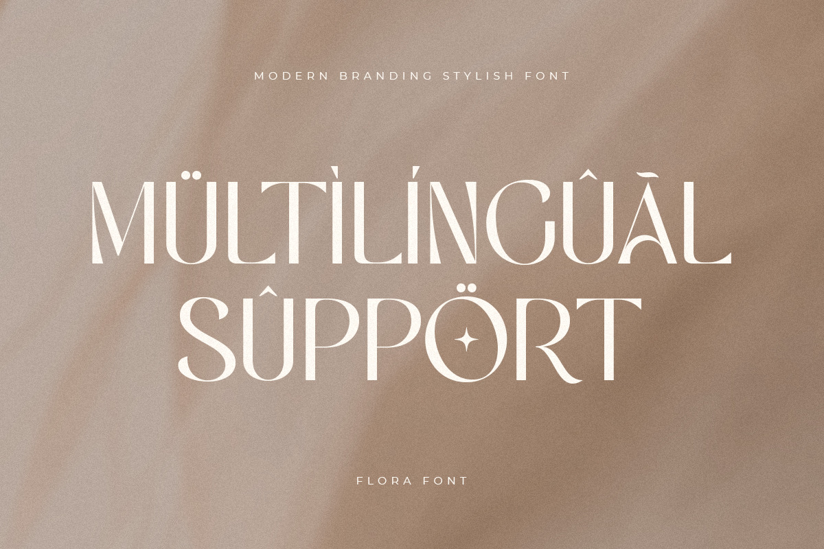 Flora - Modern Branding Stylish Font