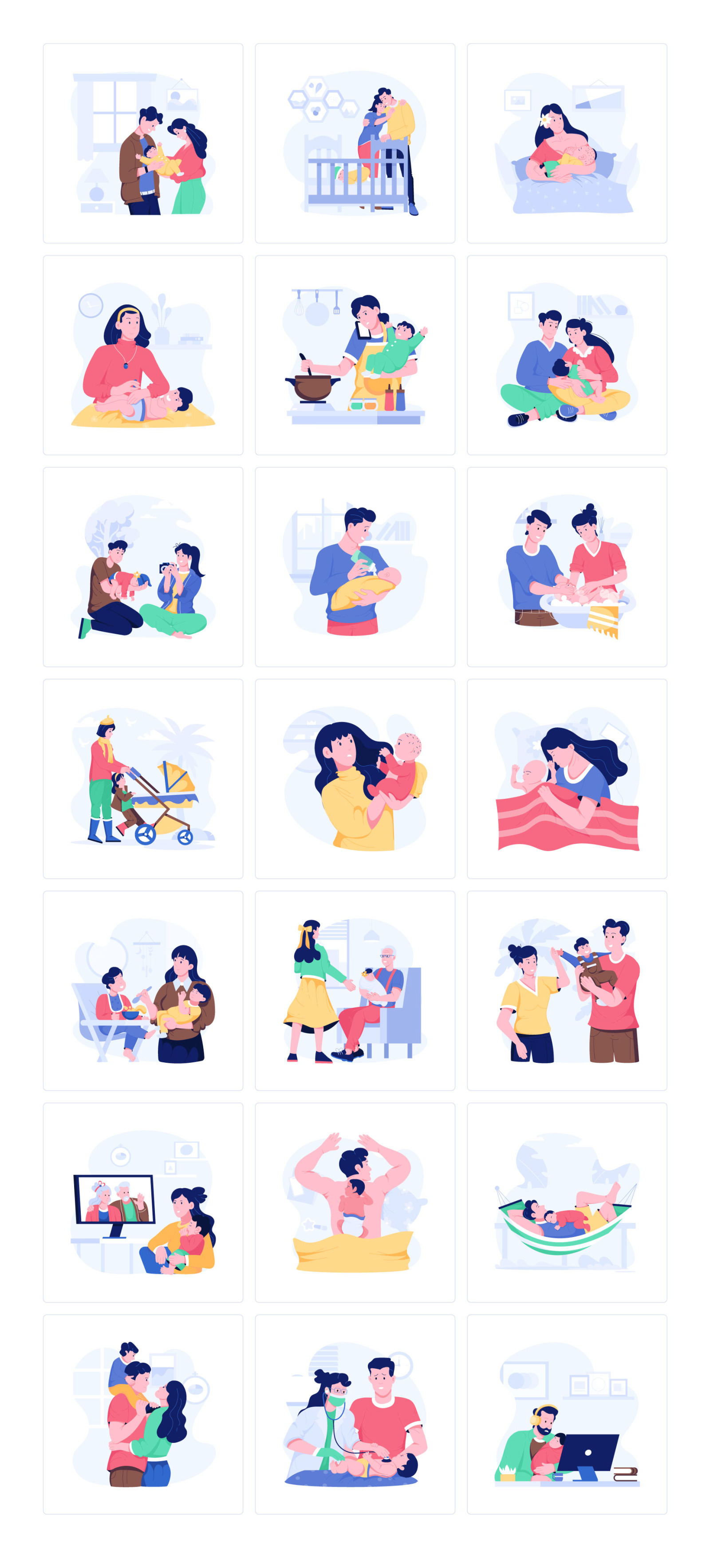 Newborn Illustrations Newborn Illustrations