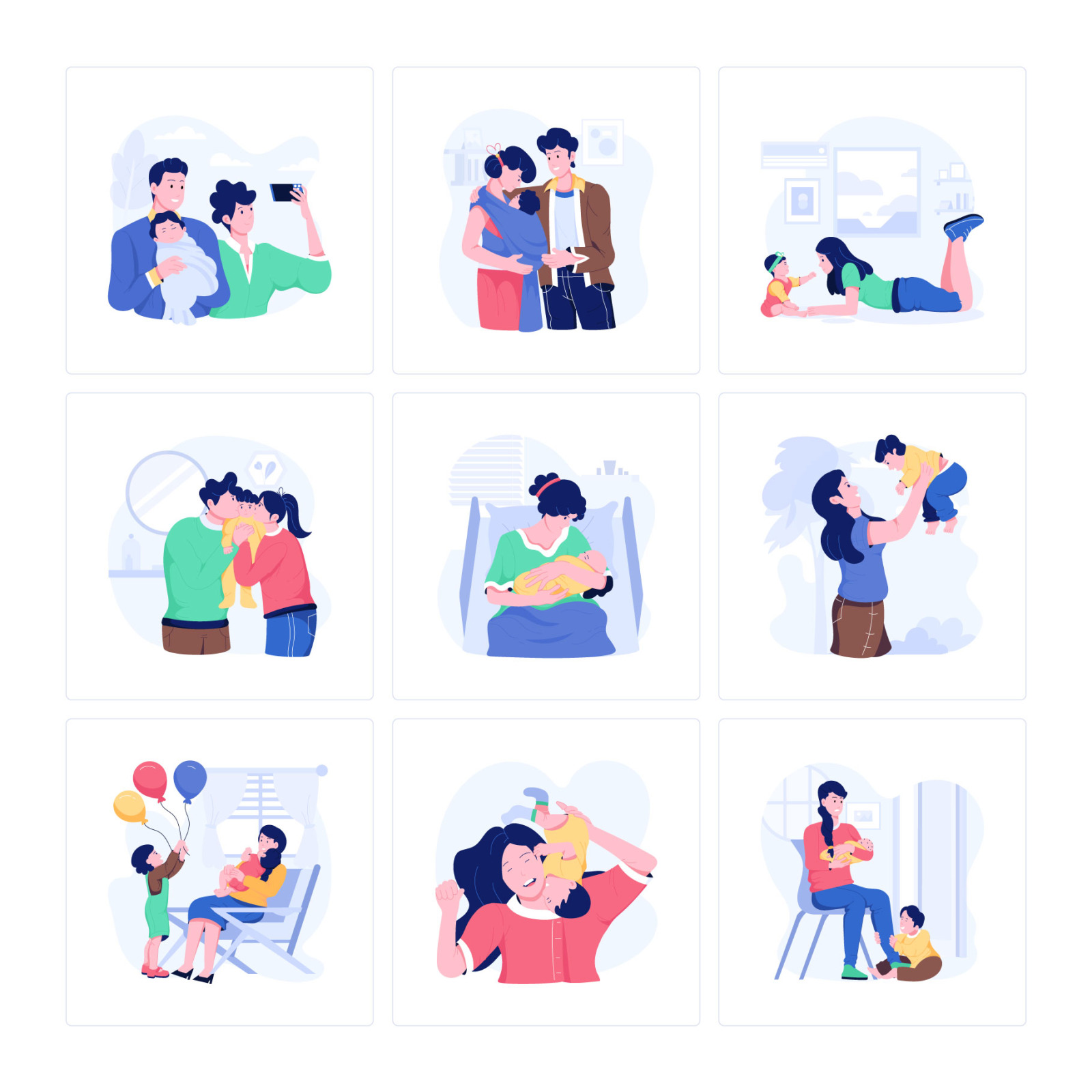 Newborn Illustrations Newborn Illustrations