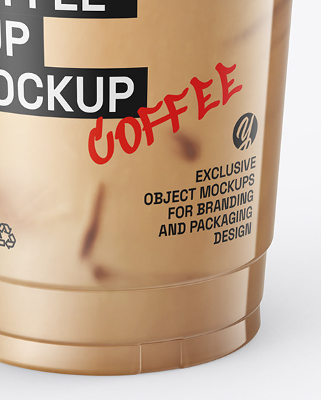 Iced Coffee Cup Mockup