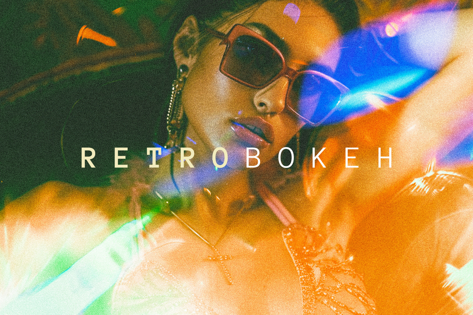 Retro Lights Photo Effect Retro Lights Photo Effect