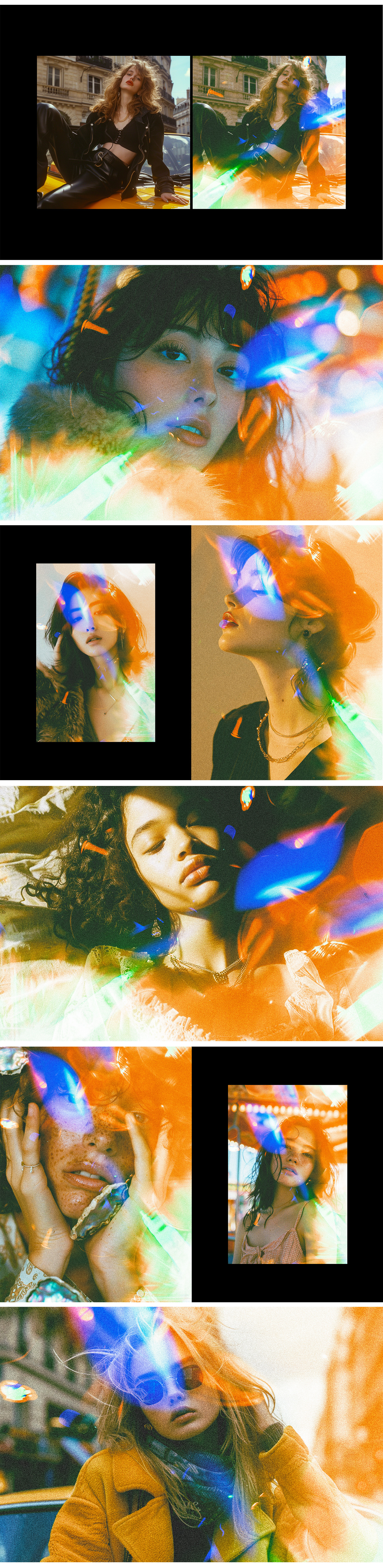 Retro Lights Photo Effect Retro Lights Photo Effect