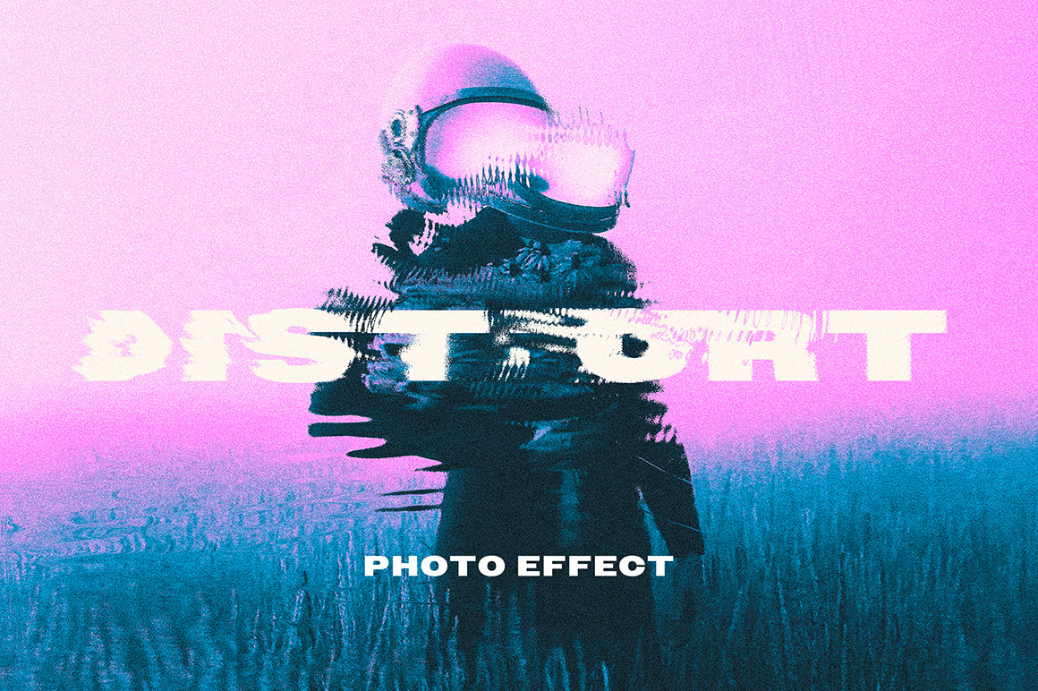 Distorted Mismatches Photo Effect Distorted Mismatches Photo Effect