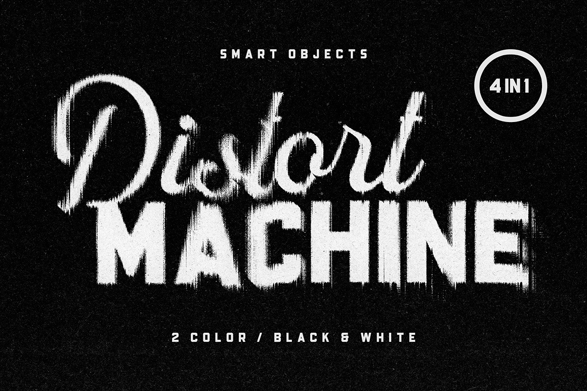 Distort Scan Text&Logo Effect Distort Scan Text&Logo Effect